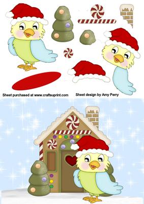 Christmas Yellow Bird & Santa's Grotto