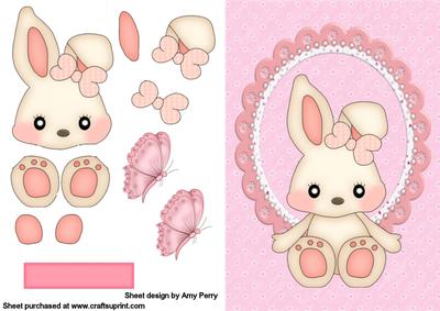 Cute Girly Bunny