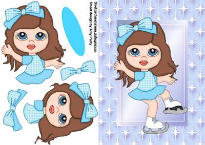 Aqua Blue Ballerina Girl