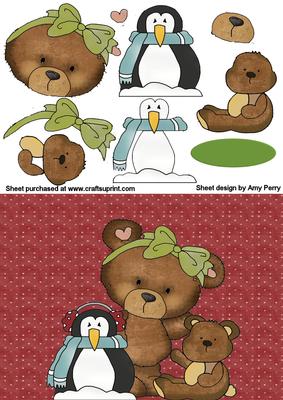 Mummy Bear, Baby Bear and Best Friend the Penguin