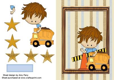 Little Boy & His Dumper Truck