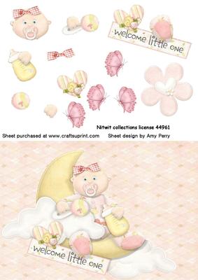 Pretty Baby Girl with Babys Toys