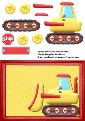 Red & Yellow Little Boys Truck