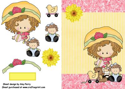 Pretty Girl with Yellow Hat