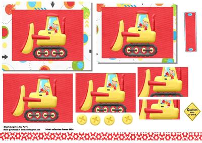 Little Red & Yellow Tractor Pyramids