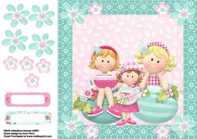 3 Little Watermelon Girls