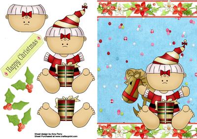 Little Christmas Baby with Presents