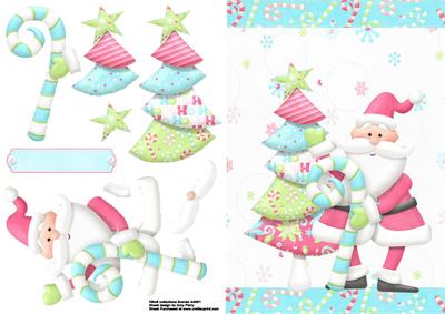 Lovely Santa & Christmas Tree