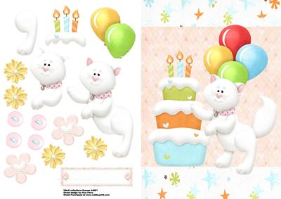 Cute Kitty's Birthday Party