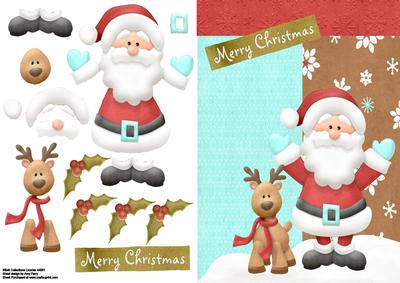 Santa & His Baby Reindeer
