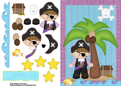 Lovely Purple Pirate Scene
