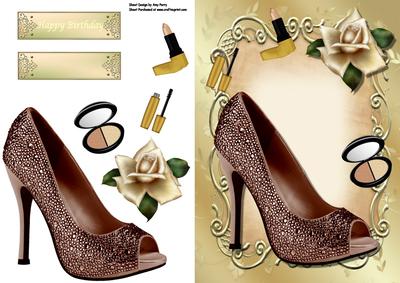 Lovely Chocolate Shoe & Make Up