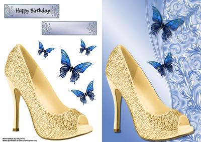 Lovely Gold Shoe