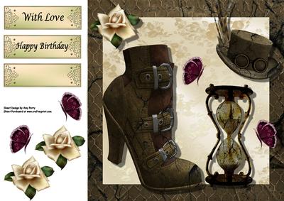 8x8 Steam Punk Ladies