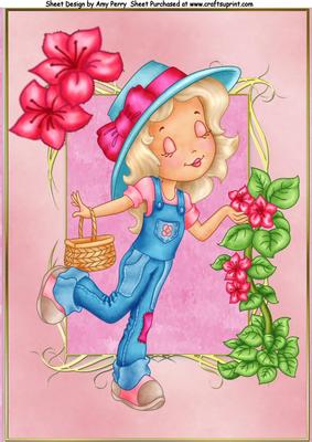 Gorgeous Gardening Girl A4