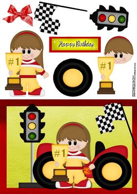 Racing Car Girl