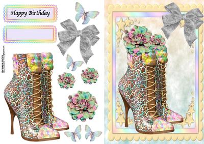 Beautiful Multicoloured Shoes & Roses