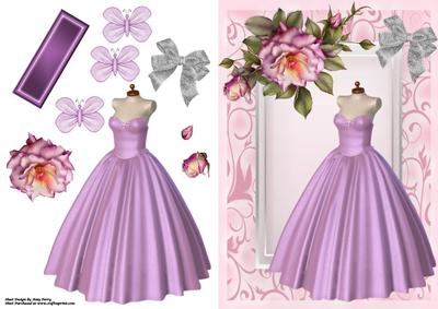 Beautiful Lilac Ball Gown