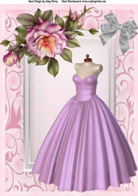 Beautiful Lilac Ball Gown A4
