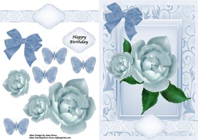 Beautiful Light Blue Roses