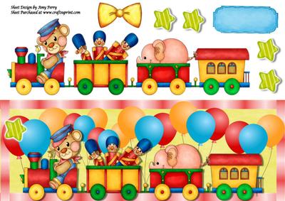 Lovely Animal Train Dl