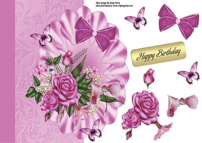 Beautiful Over the Edge Pink Roses