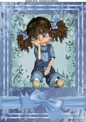 Lovely Little Kiki Girl A4