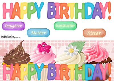Happy Birthday Say It with Cupcakes!