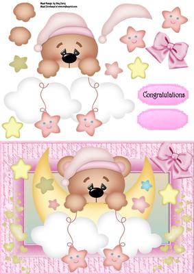 Adorable Angel Bear Baby Girl