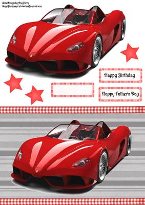 Lovely Shiny Red Car