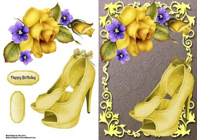 Lovely Yellow Rose's & Yellow Shoe's