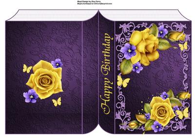 Beautiful Yellow Rose's Book Card
