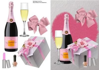 Bottle of Champer's & Girly Gift's
