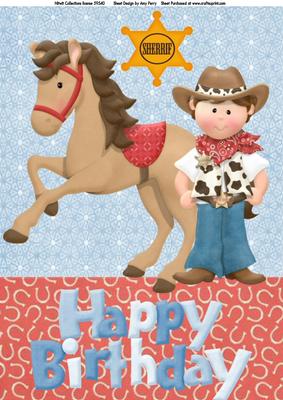 Lovely Cow Boy & His Horse A4