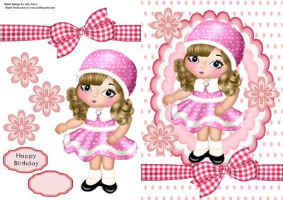Little Girl in Pink Dress