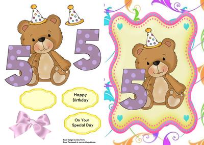Happy 5th Birthday Bear