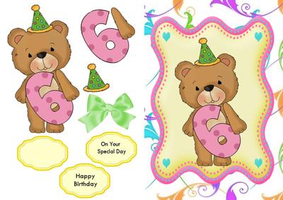Happy 6th Birthday Bear