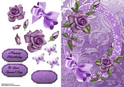 Beautiful Purple Rose's