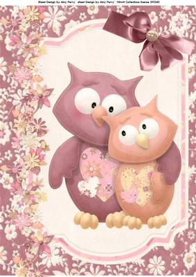 Lovely Pair of Owl's A4