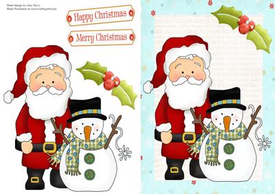 Santa & His Snowman Friend