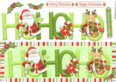 Ho Ho Ho with Santa & Reindeer Dl