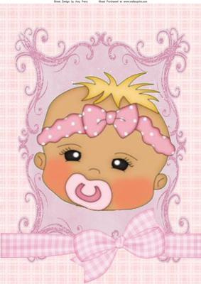 Cute Blonde Baby Girl with Dummy A4