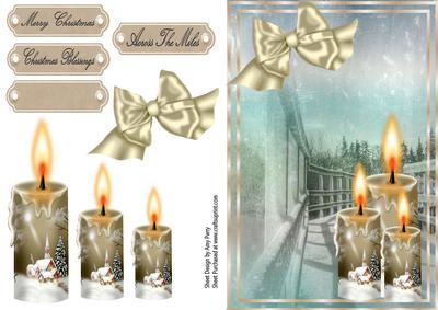 Beautiful Golden Candle's