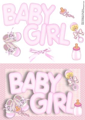 Chunky Baby Girl Writing