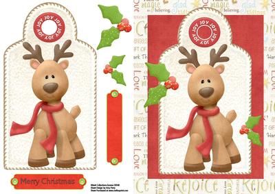 Reindeer with Lovely Red Scarf