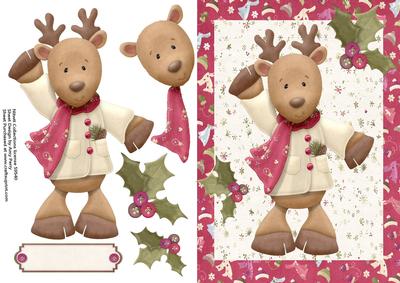 Lovely Reindeer Giving You a Wave