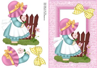 Lovely Little Bonnet Girl