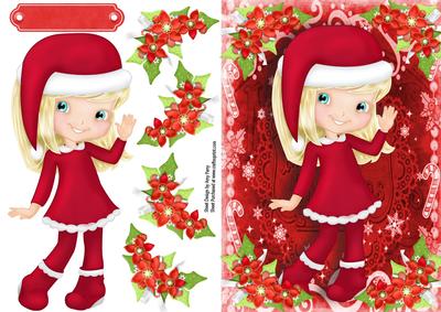 Pretty Girl Dressed in Red