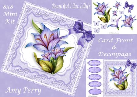 Beautiful Lilac Lilles 8x8 Mini Kit