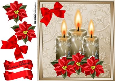 Beautiful Beige Candles 8x8